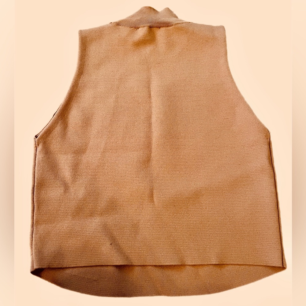 HOUSE OF HARLOW Brand New 1960 Indian Tan Tank Top NWT Size L - Picture 3 of 3